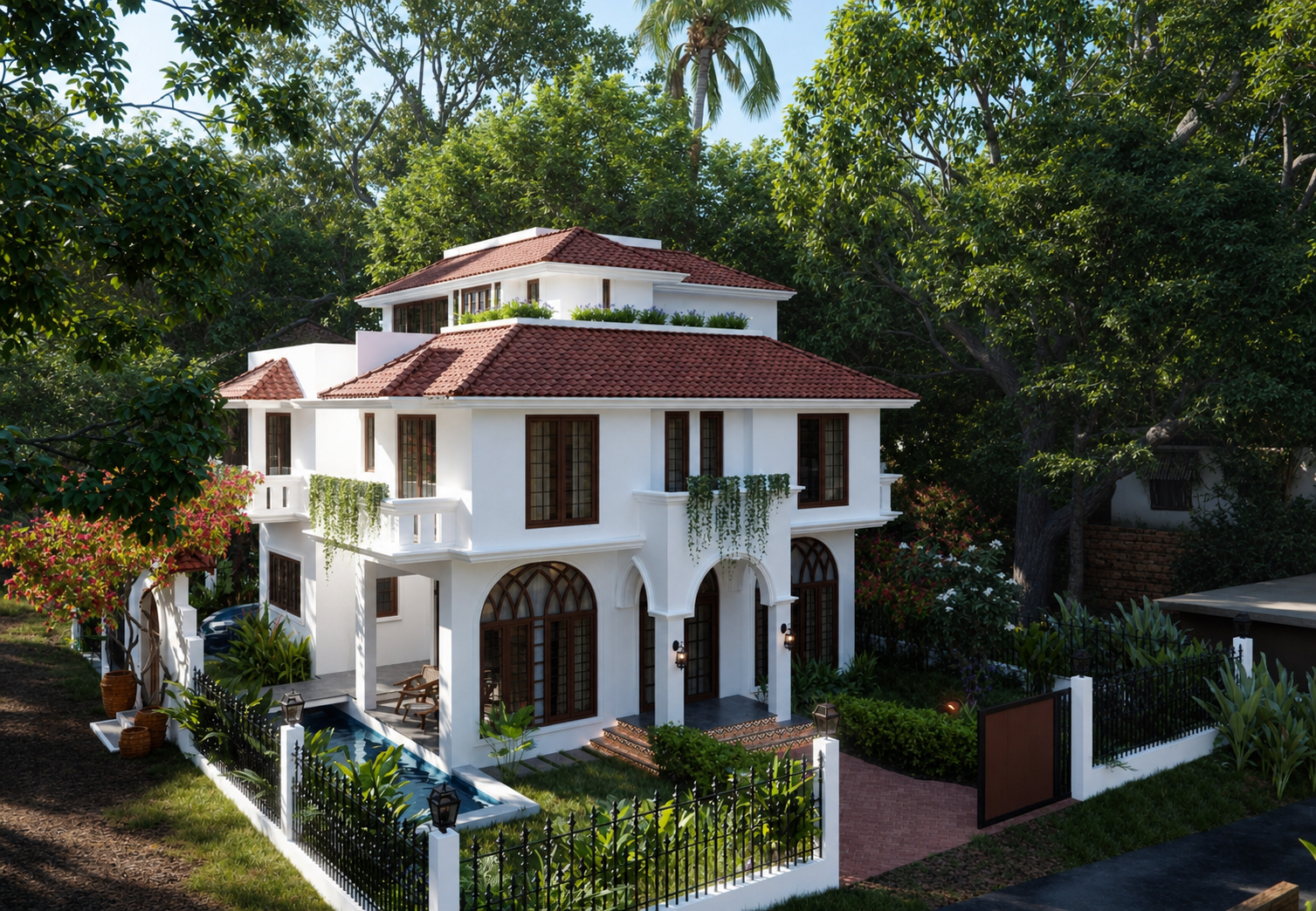 5 BHK Modern Portuguese Villa photo 5