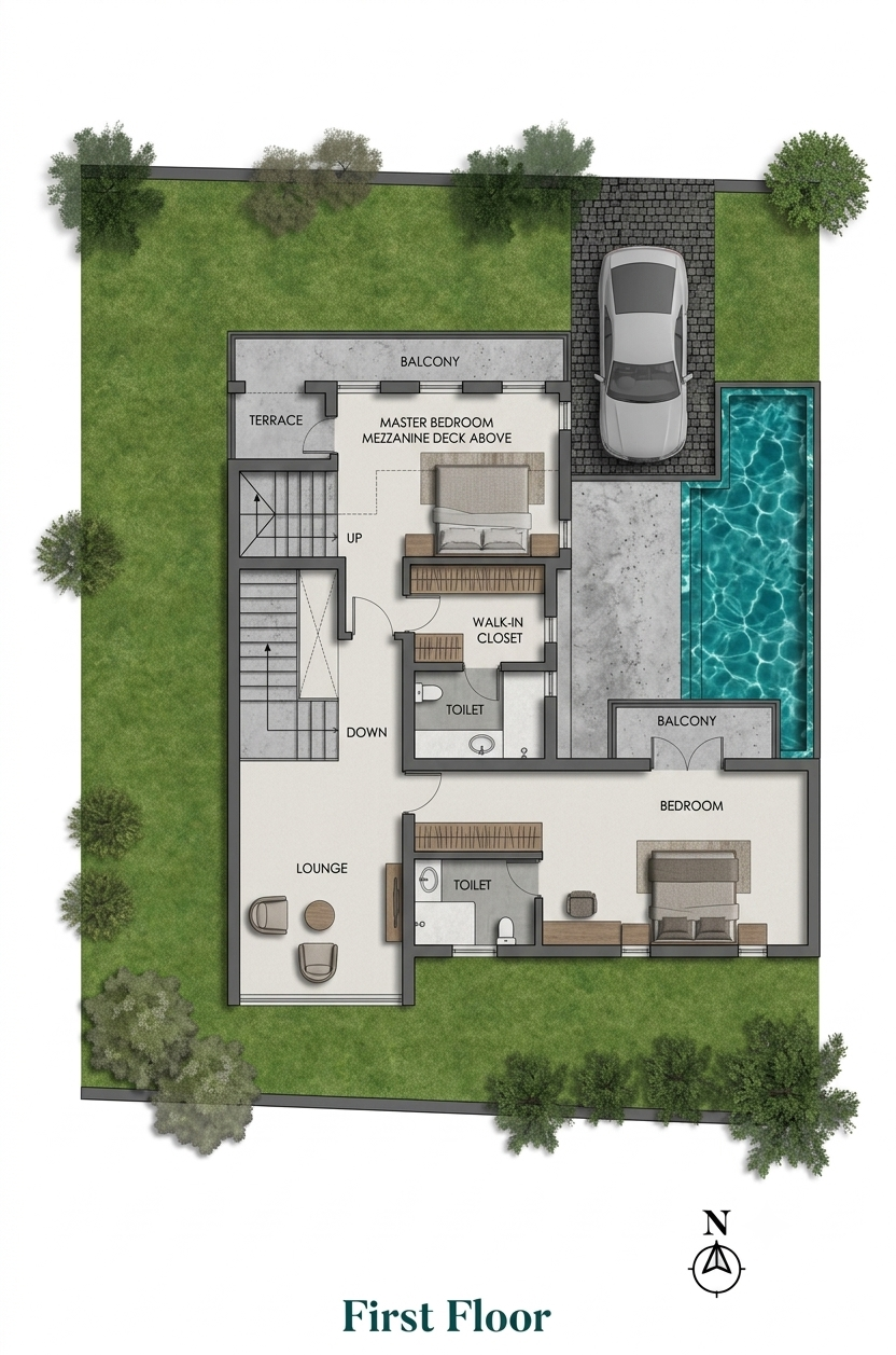 Casa Siolim: Floor plan 2