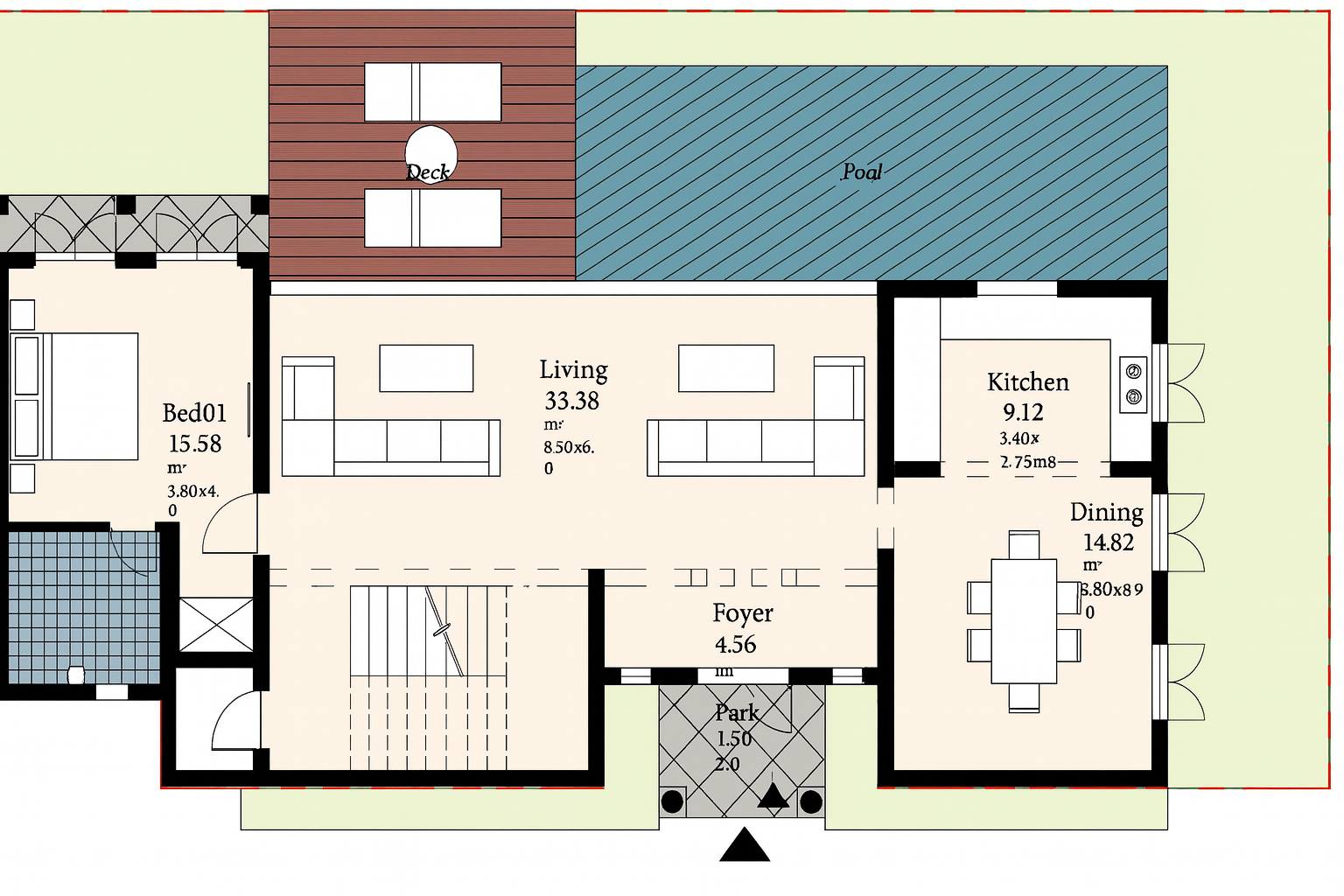 Casa Horizonte: Floor plan 2