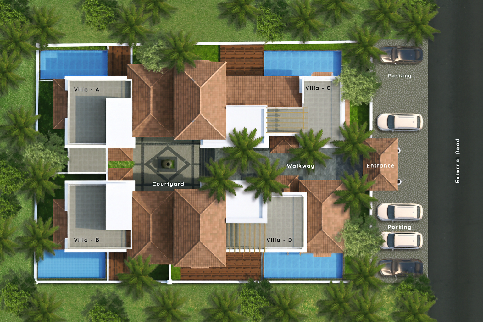 Casa Horizonte: Floor plan 1