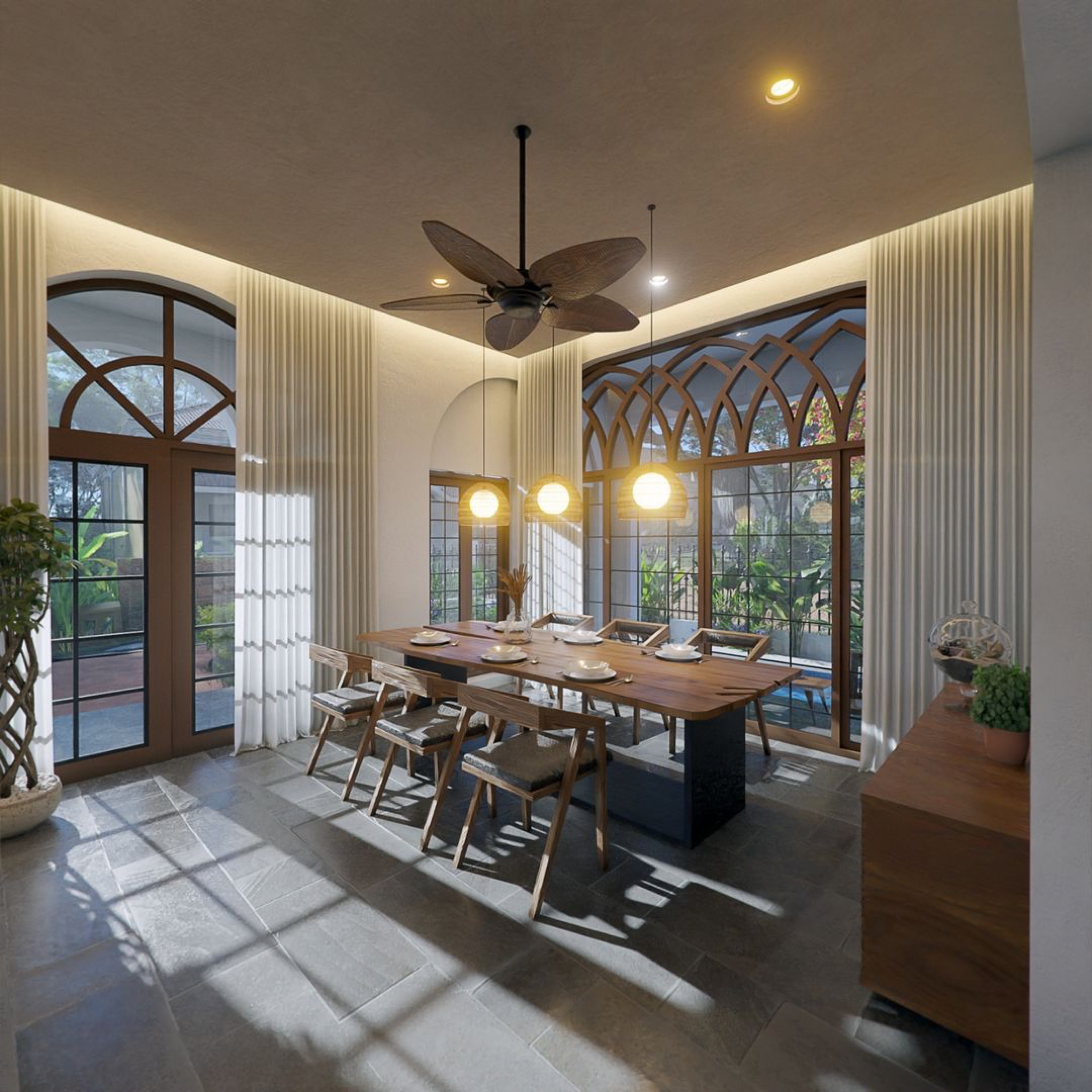 5 BHK Modern Portuguese Villa photo 2